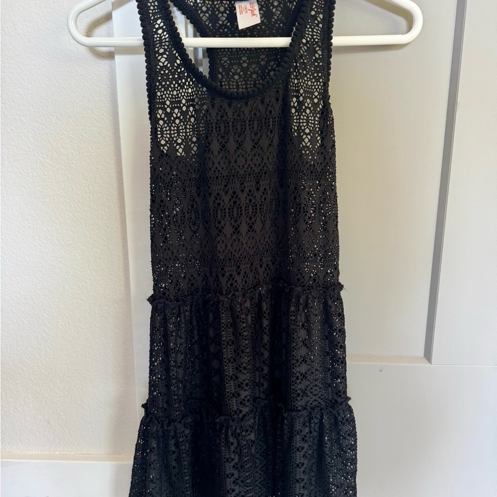 Cat & Jack Black Kids Swim Coverup